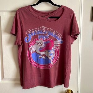 Distressed Steve miller concert band tee
